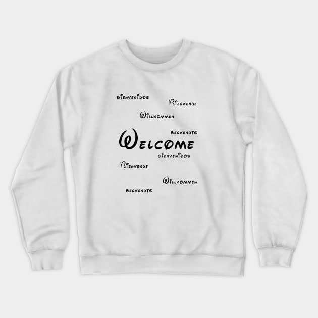 welcome Crewneck Sweatshirt by sarahnash